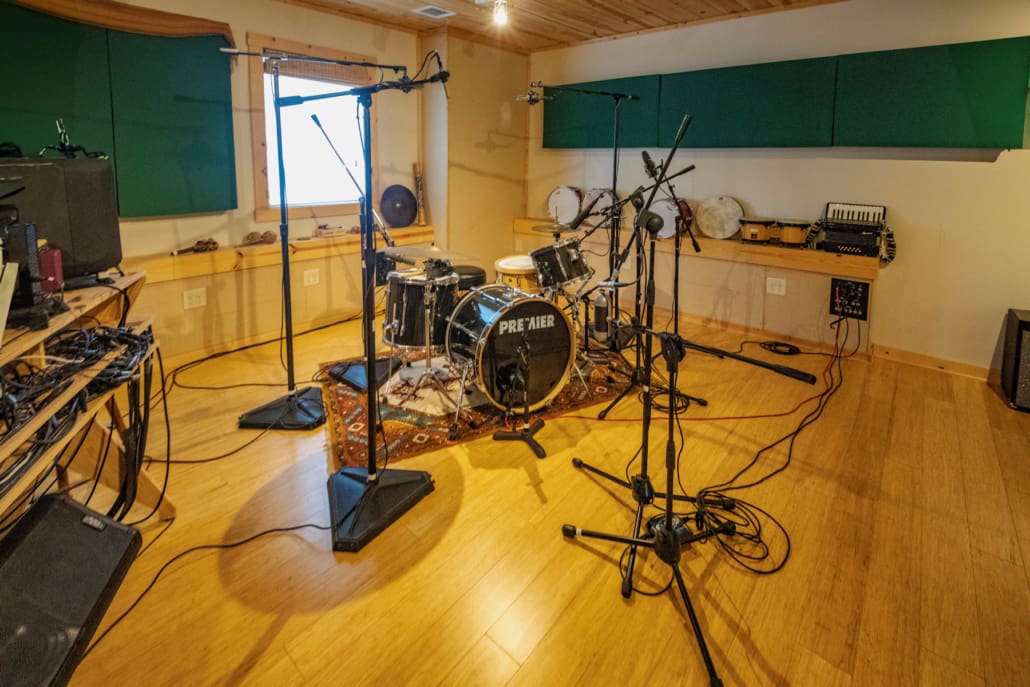 Studio with Drums